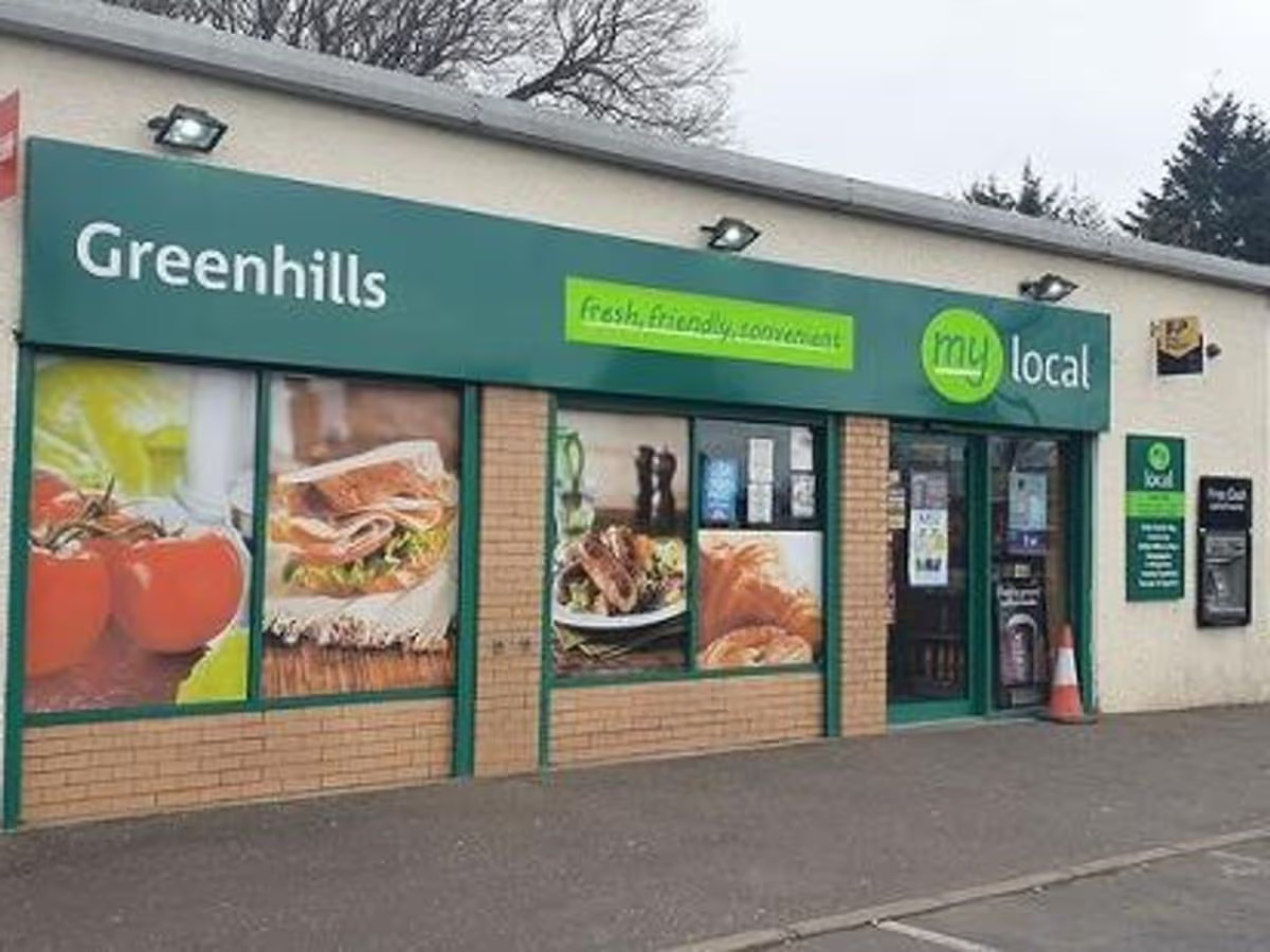 Greenhills Local convenience store at 117 Cedar Drive, East Kilbride, acquired and operated by Axura Properties